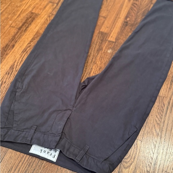 Frank & Eileen Black Chinos Wicklow The Italian Tailored Fit Size 0 - Picture 6 of 11